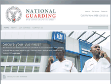 Tablet Screenshot of nationalguarding.co.za